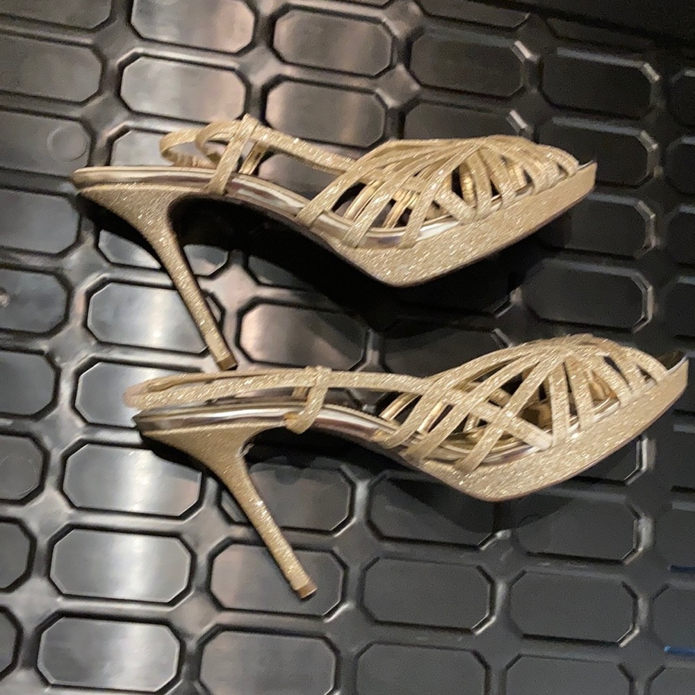Gold heels